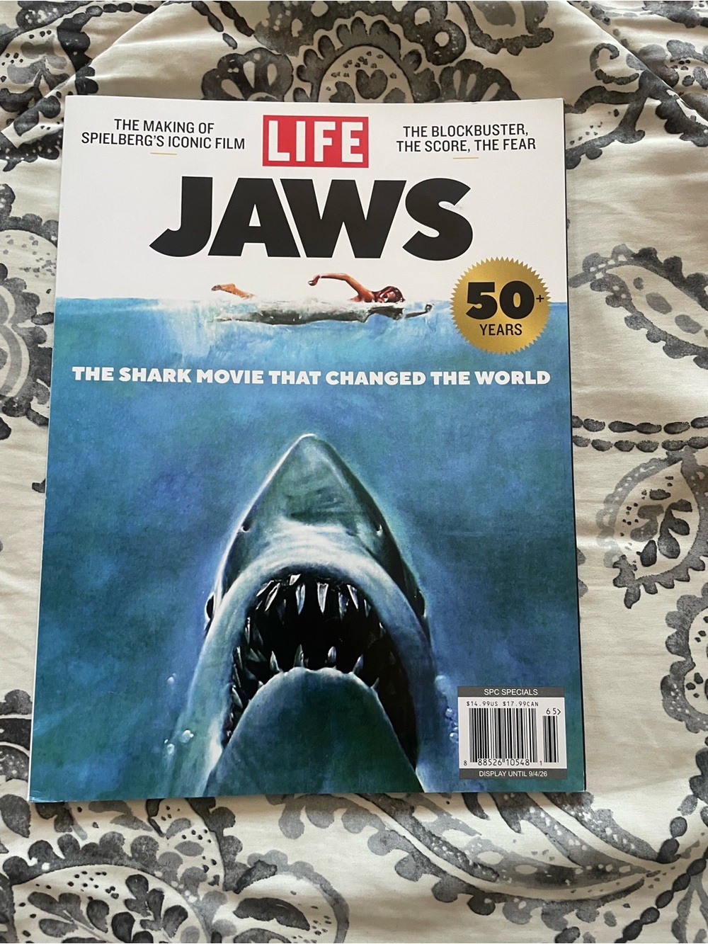 NATURAL LIFE Blue Jaws Shark Cover Art Print